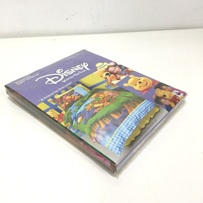 Disney Winnie The Pooh Cotton Blend Quilt Cover Set SINGLE Bed NEW