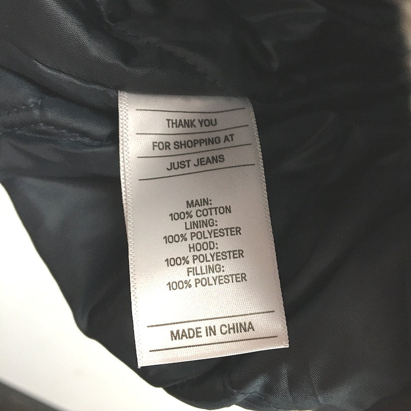 Just Jeans Brown Flannel Check Grey Removable Jersey Hood Jacket Mens Sze XL NEW