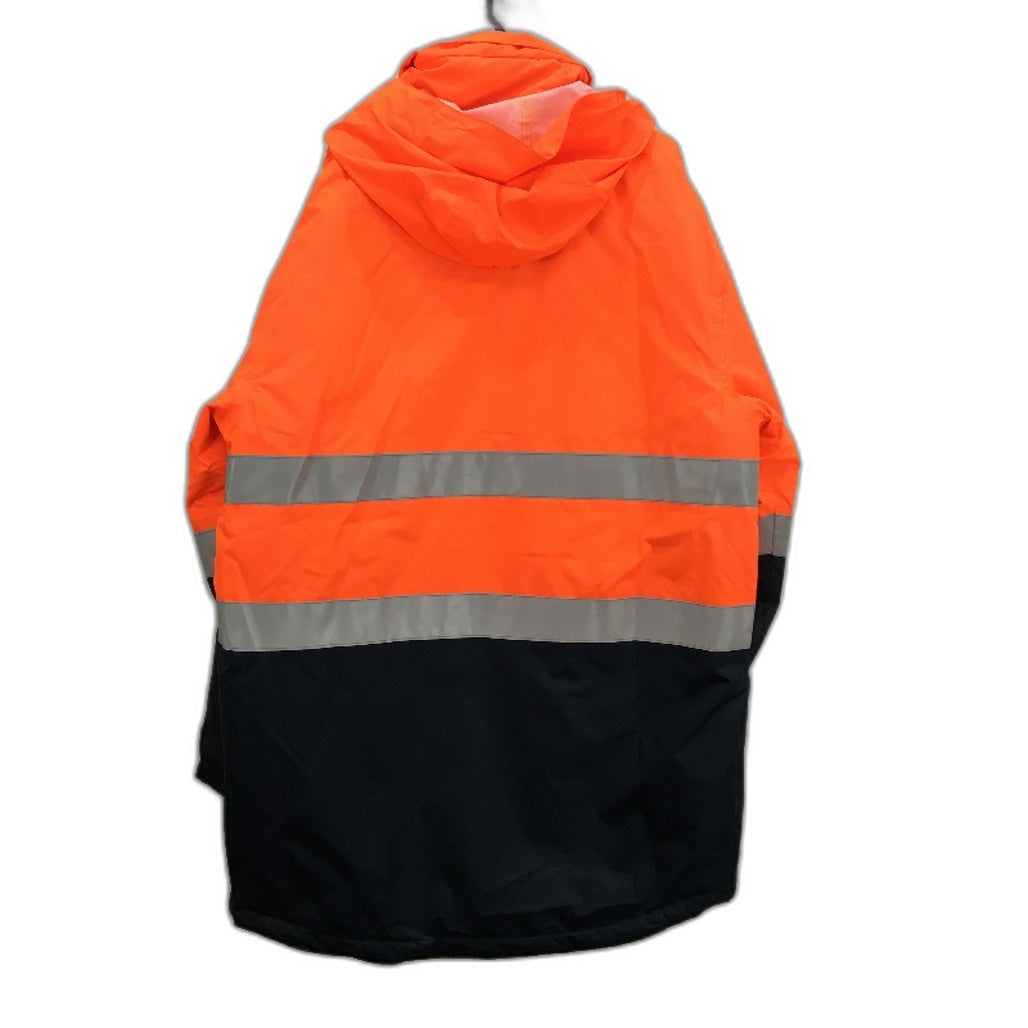 KingGee Reflective Insulated HiVis Orange Workwear Jacket Mens Size L NEW