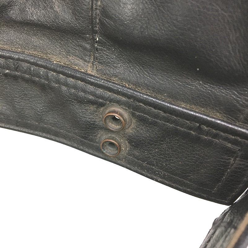 Waldon Miller Australian Made Old School Leather Motorcycle Jacket Mens Size 38