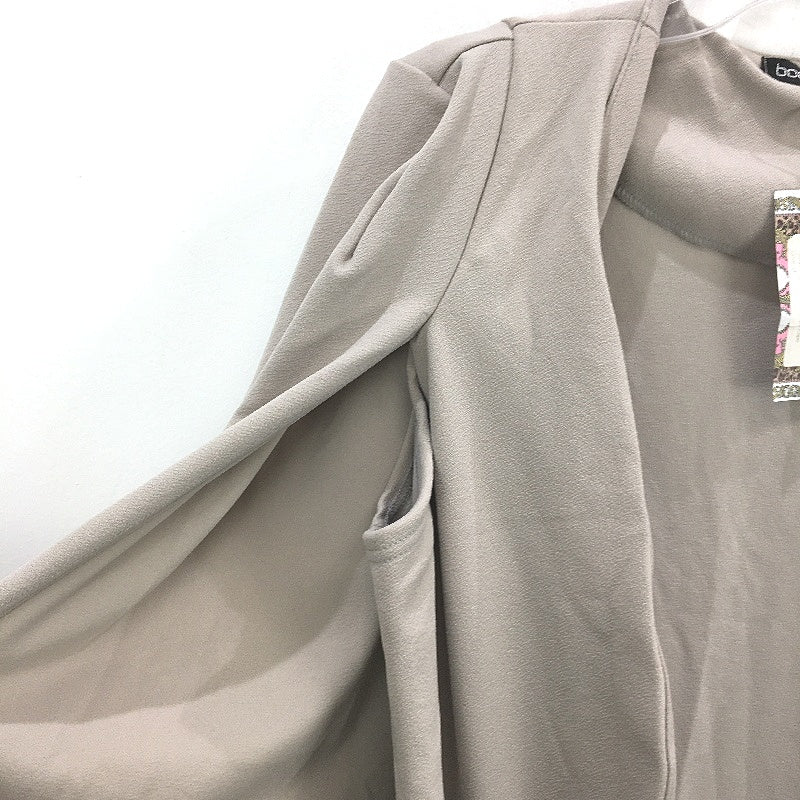 Boohoo Dove Olivia Longline Tailored Crepe Cape Jacket Ladies Size 14 NEW