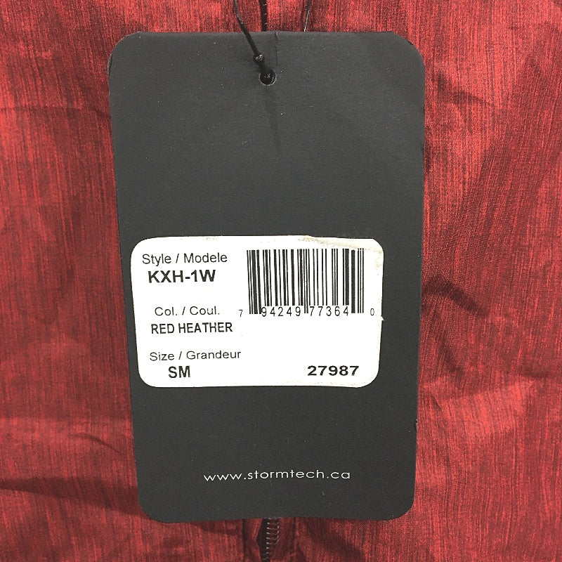 Stormtech Performance Red Heather Bargara FC Windbreaker Jacket Ladies Sze S NEW