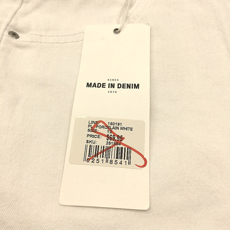 Just Jeans Porcelain White Relaxed Mid Rise Denim Jeans Ladies Size 12 NEW