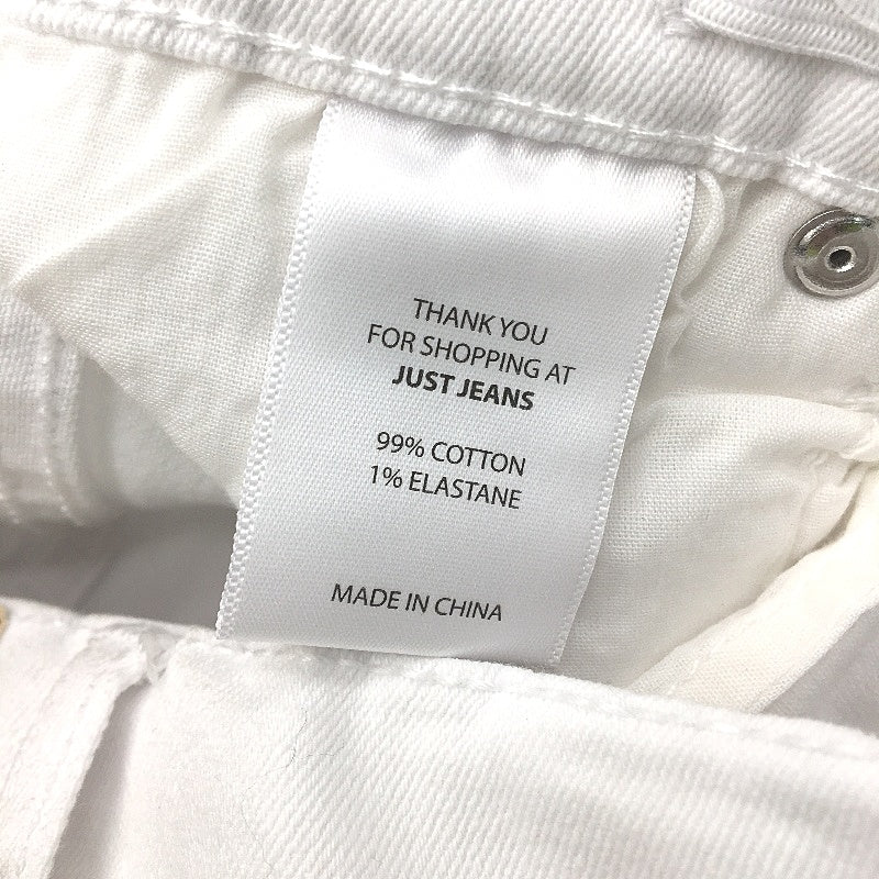 Just Jeans Porcelain White Relaxed Mid Rise Denim Jeans Ladies Size 12 NEW