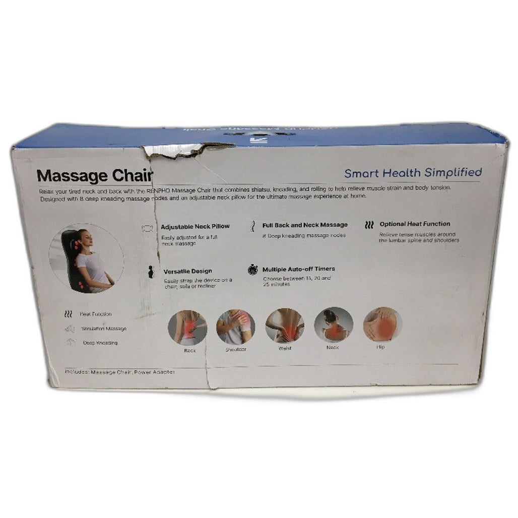 Renpho RF-BM066 Back and Neck 3 Mode Heated Shiatsu Massage Cushion DEMO