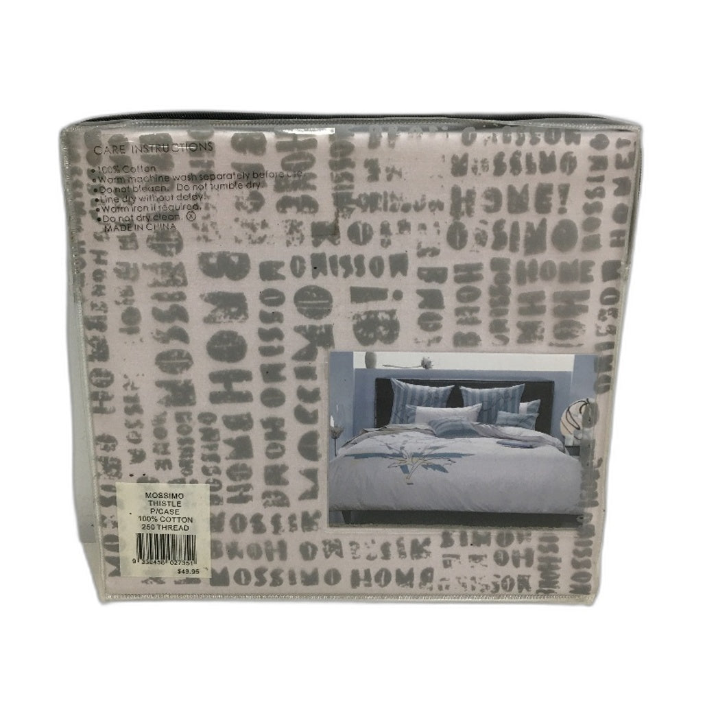 Mossimo 2pk Thistle 250 Thread Count Cotton Standard Pillow Case 48x73cm NEW