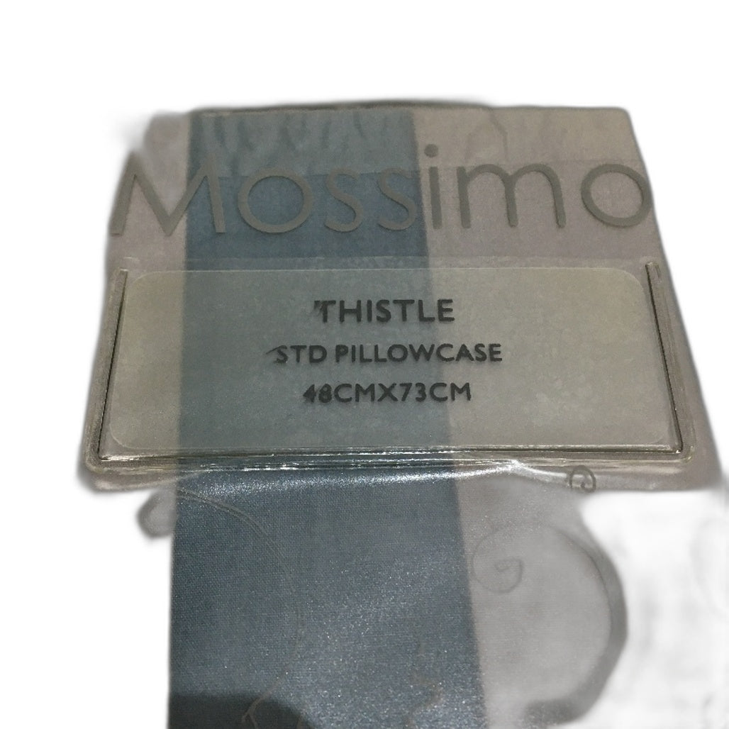 Mossimo 2pk Thistle 250 Thread Count Cotton Standard Pillow Case 48x73cm NEW