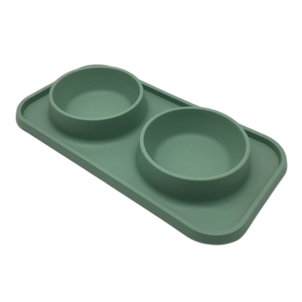 LDDog Stainless Steel Removable Food Bowls Dishes Non Spill Design Small Dog Cat