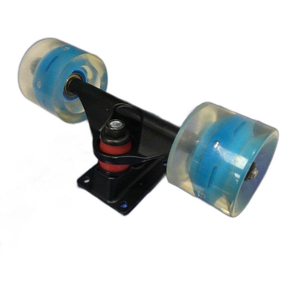 GIEEU Skateboard Colourful Flashing Wheels For Beginners Canadian Maple Deck