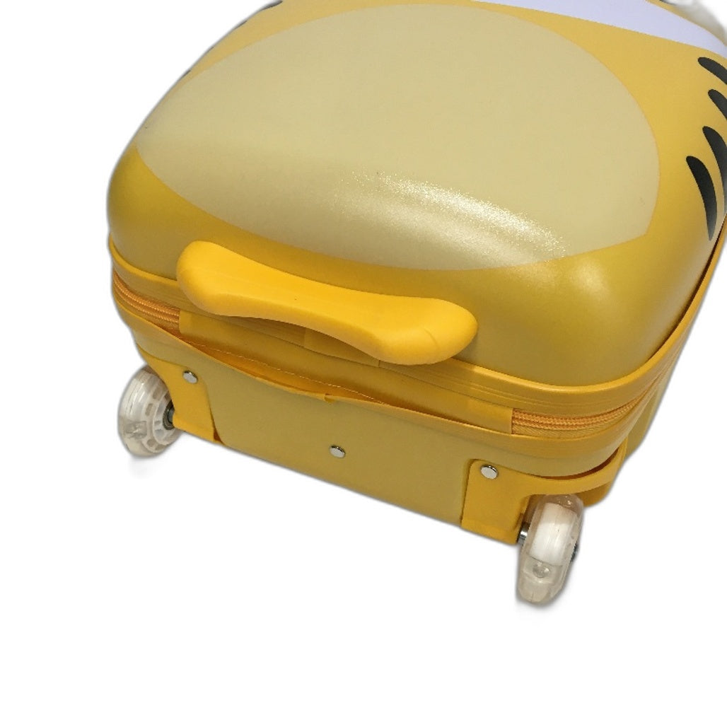 Costway 16 Inch Kids Carry On Luggage Hard Shell Suitcase Light Up Wheels NEW