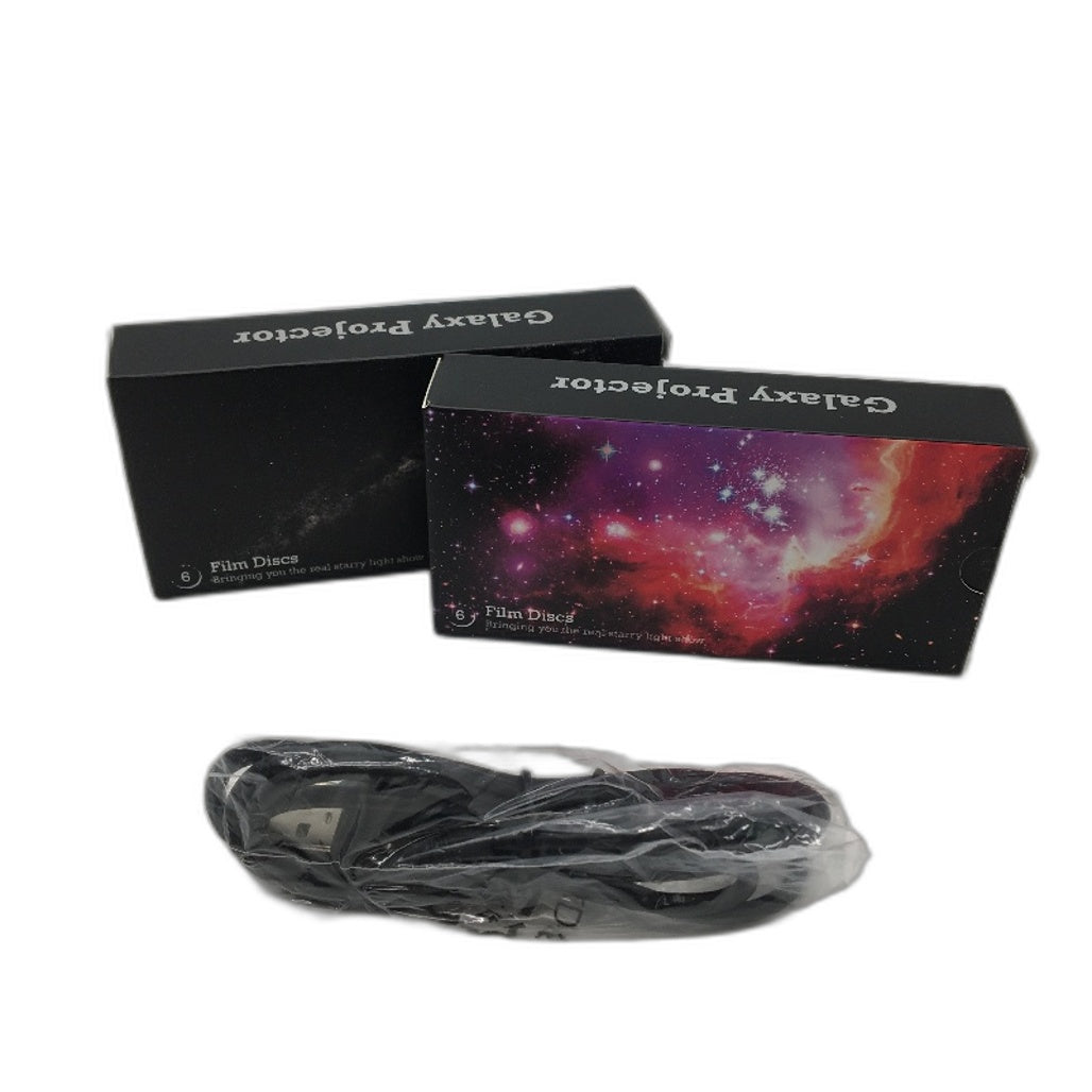 Galaxy Projector with 5W LED HD Projection & 12 Built-in Discs in Black NEW