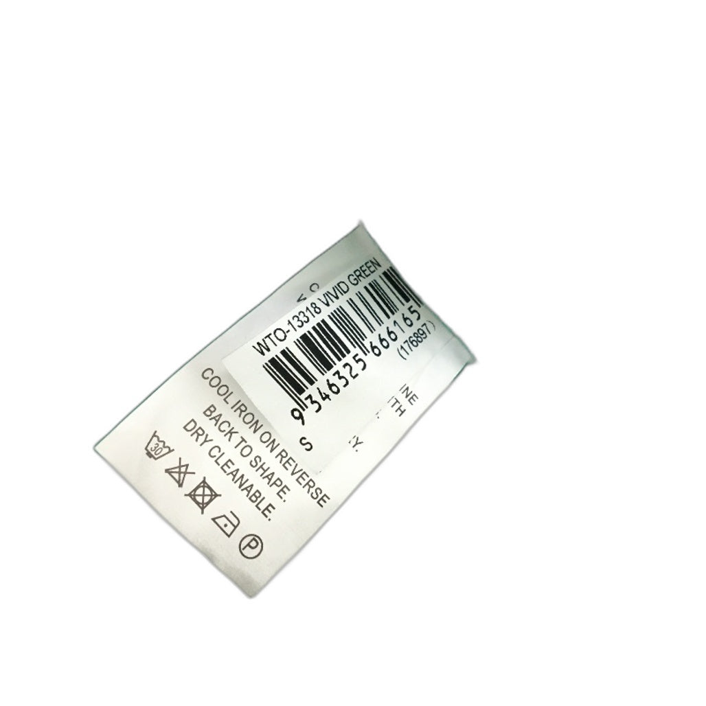 Jeanswest Vivid Green Short Sleeve Button Up Blouse Ladies Size Small NEW