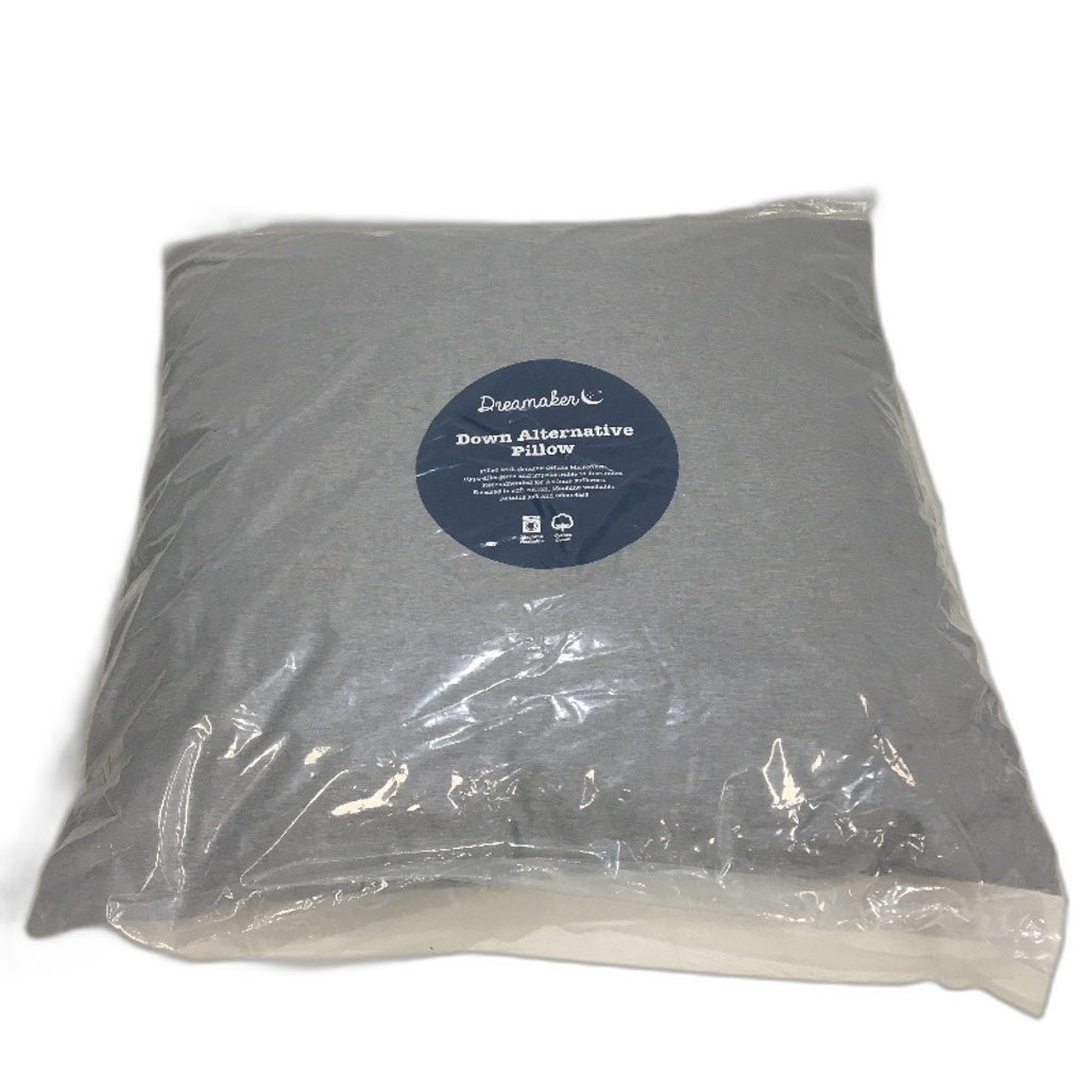 Dreamaker Down Alternative Deluxe Microfibre Machine Wash EURO Pillow 60cm NEW