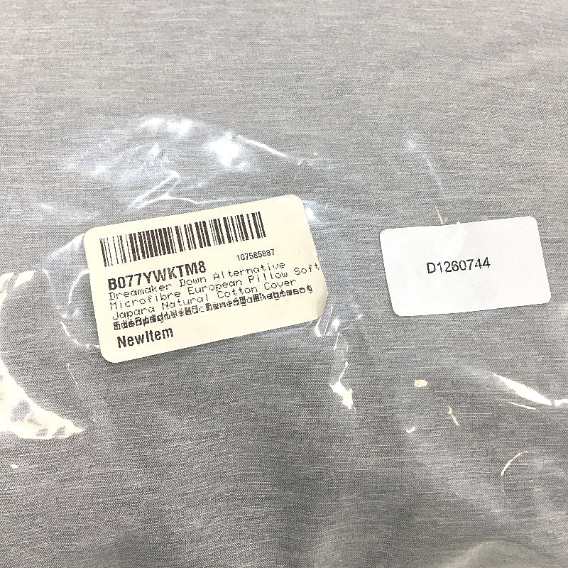 Dreamaker Down Alternative Deluxe Microfibre Machine Wash EURO Pillow 60cm NEW