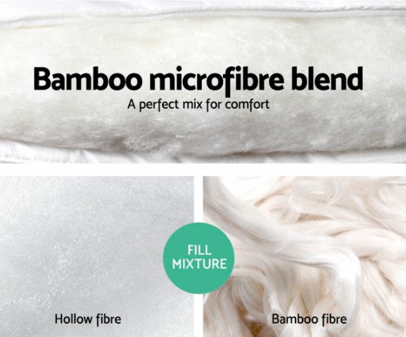 Giselle Bedding 700GSM Microfibre Bamboo Quilt Super King NEW