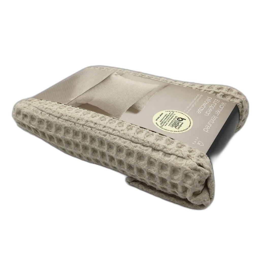 Target Stone Beige 250TC Warner Textured European Pillowcase 65cm NEW