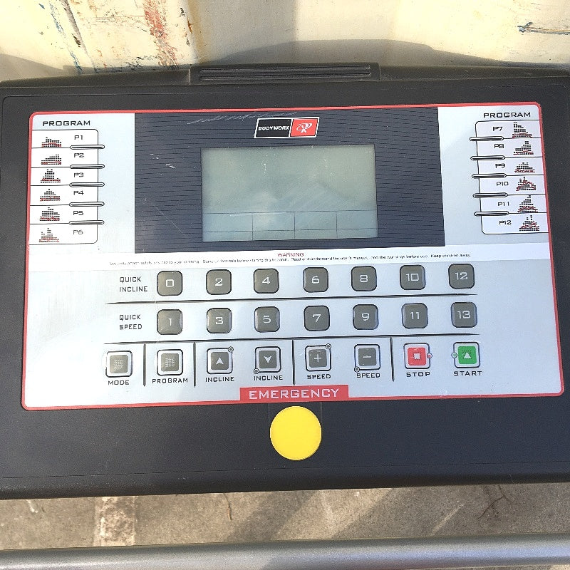 Bodyworx Motorised Treadmill LCD Display Window Home Fitness J1325CAQ