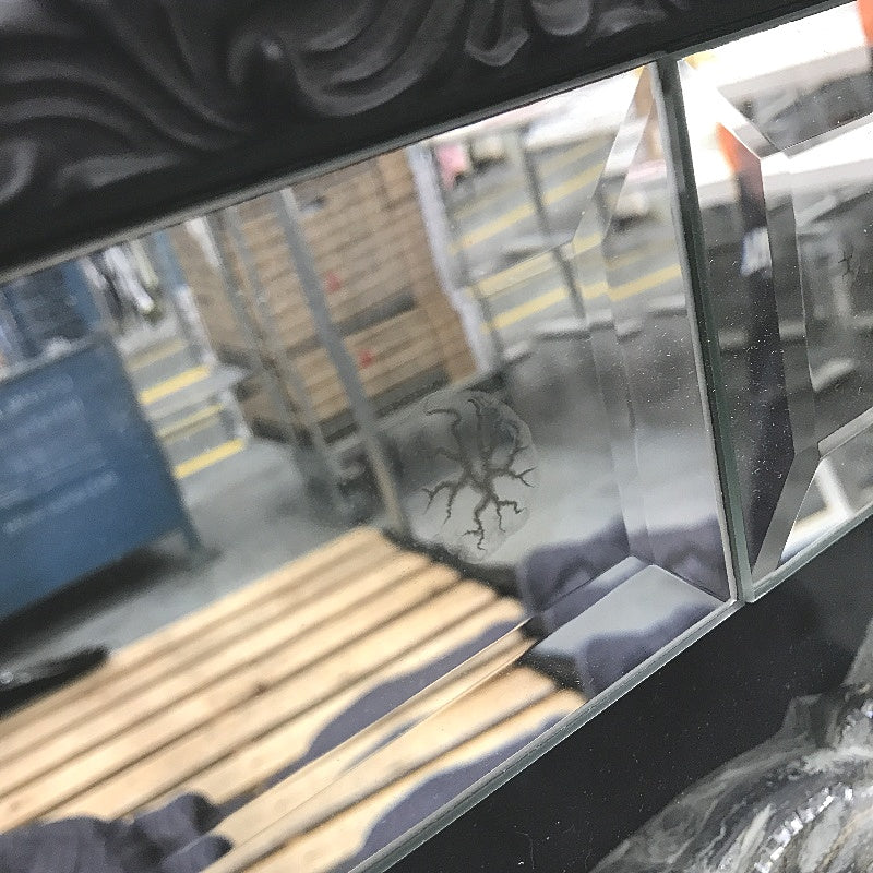 Framed Wall Hanging Art 3D Spatial Sculpture Decorative Display 100x100cm