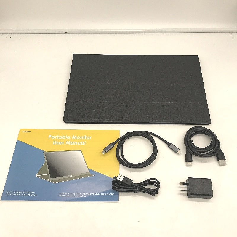 Yodoit Portable 15.6 Inch Monitor 1080P FHD Built In Speakers IPS Display NEW