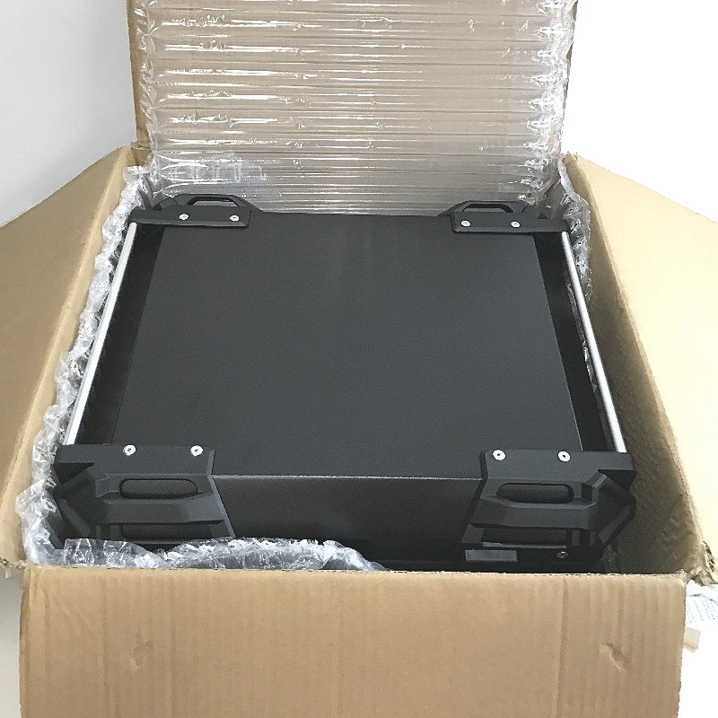 Iproods 55L Motorcycle Aluminium Alloy Black Tailbox Top Case NEW