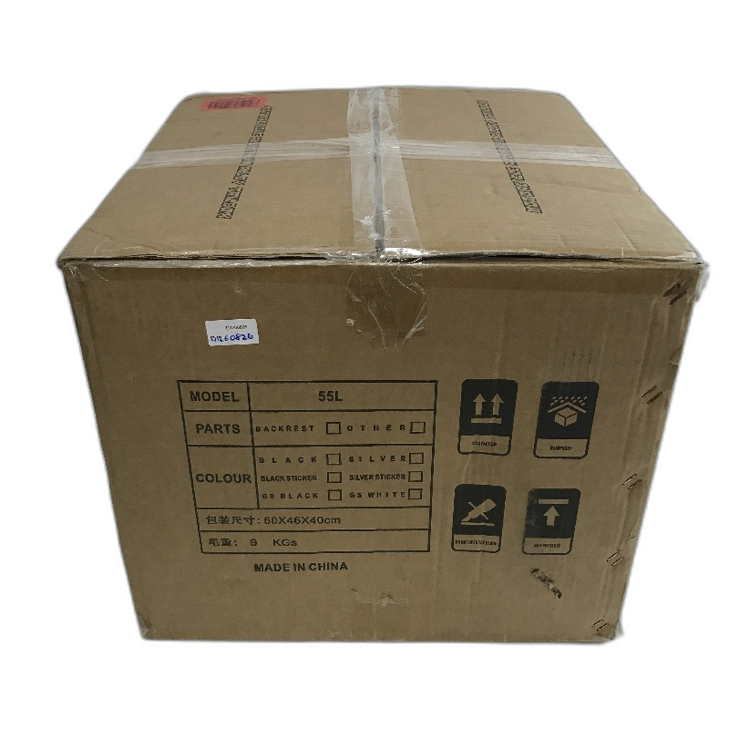 Iproods 55L Motorcycle Aluminium Alloy Black Tailbox Top Case NEW