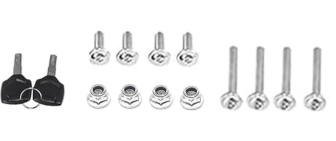 Iproods 55L Motorcycle Aluminium Alloy Black Tailbox Top Case NEW