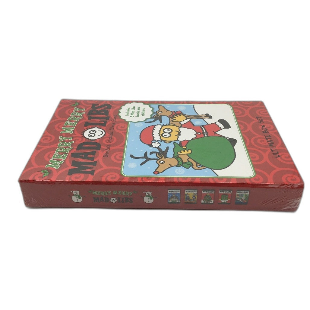 Merry Merry Mad Libs Includes over 100 Stories & Stickers Ultimate Box Set NEW