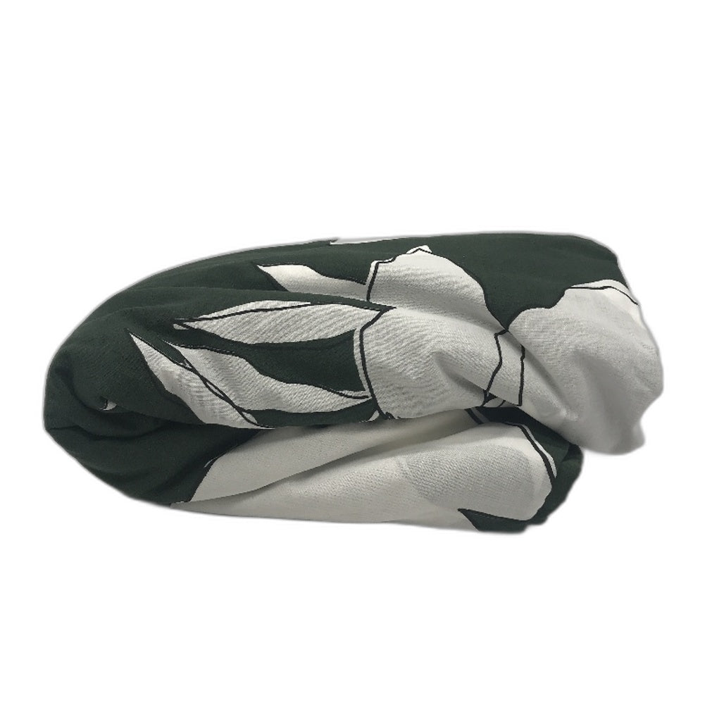 Target Home Green White Solis Abstract Leaf Cotton Quilt Cover Set QUEEN NEW