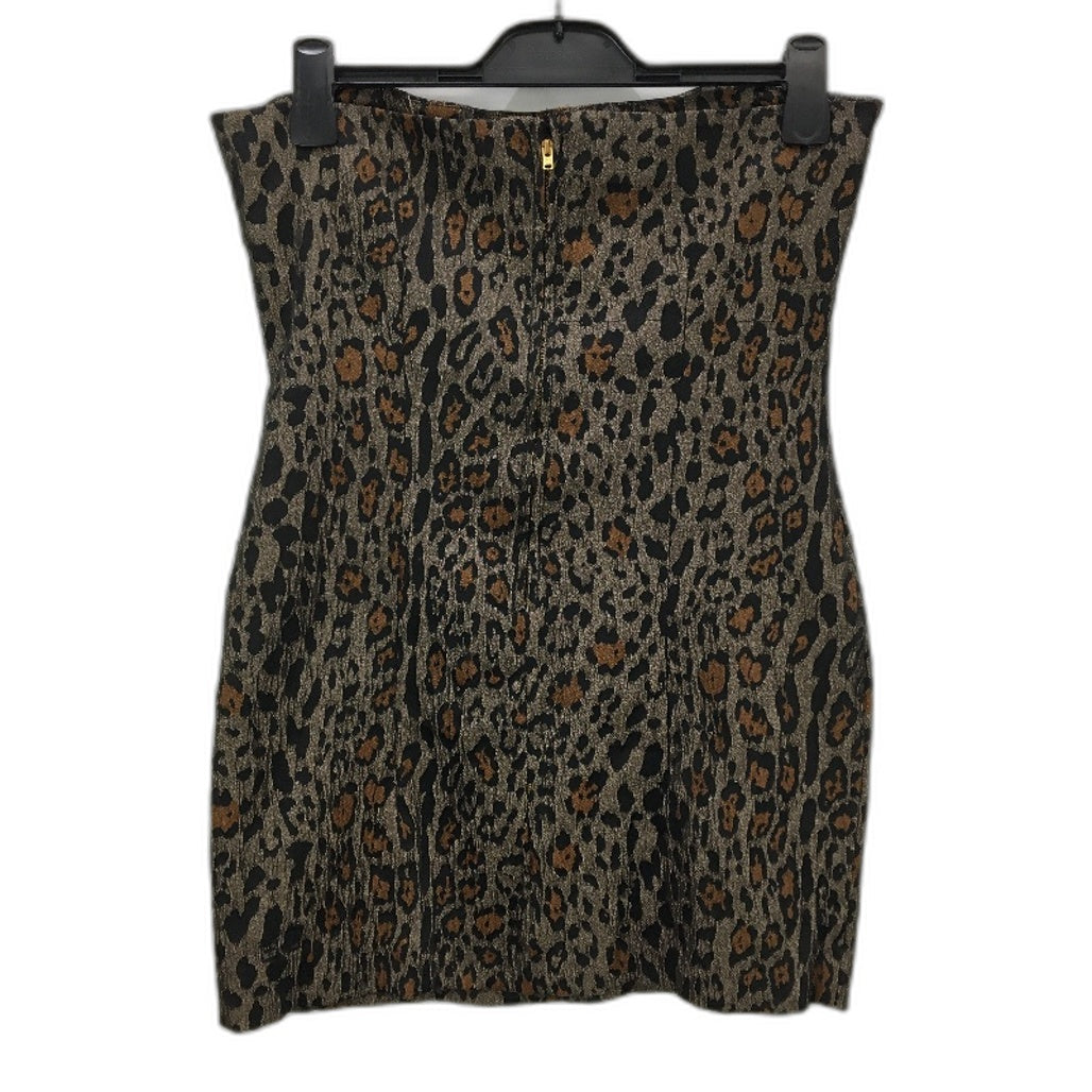 Ksubi Three Am Embroidered Leopard Pattern Mini Dress Ladies Size Large NEW