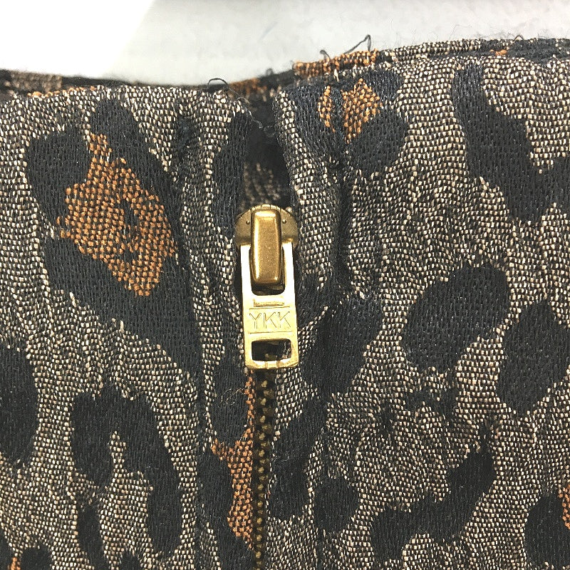 Ksubi Three Am Embroidered Leopard Pattern Mini Dress Ladies Size Large NEW