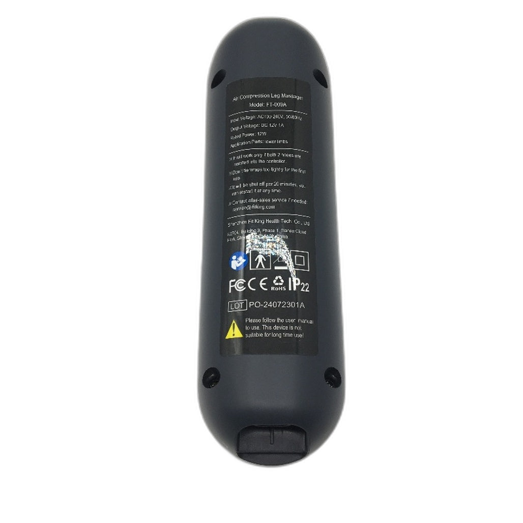 FIT KING FT-009A 2 Mode 3 Intensity Air Compression Leg Massager in Black NEW