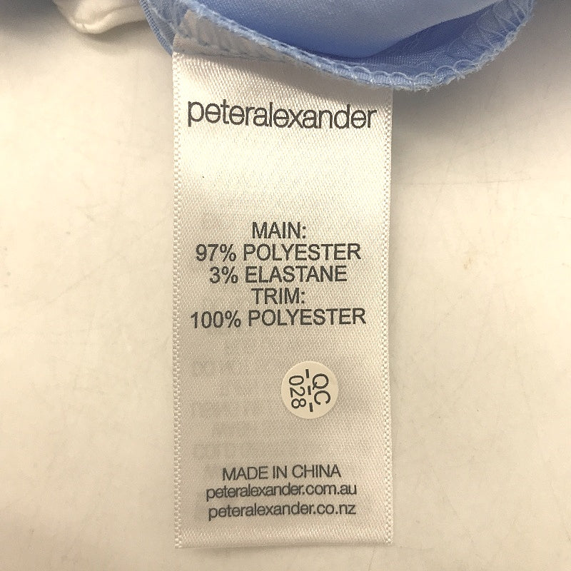 Peter Alexander Kids Satin Pyjama Shorts Cornflower Blue Size Youth AU 14