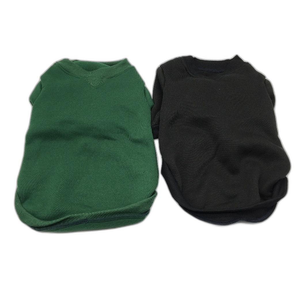 Milo & Mink 4 Pcs Fleece Doggy Sweaters & Collars Bundle Dog Size Small