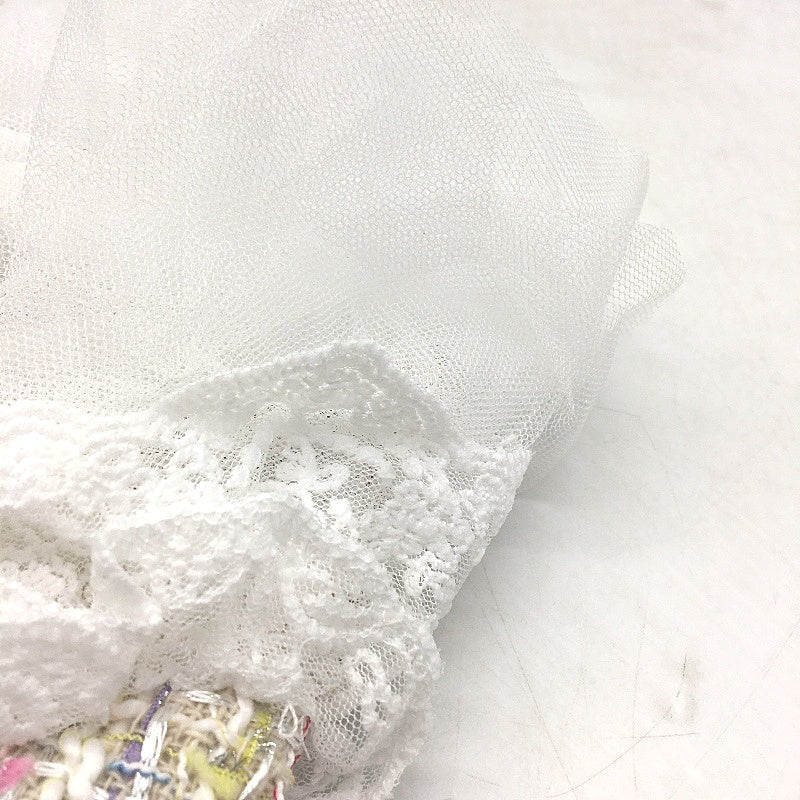 Chic Multicoloured Pastel Doggy Button Up Dress Up Dog Vest Tutu Size 2XS