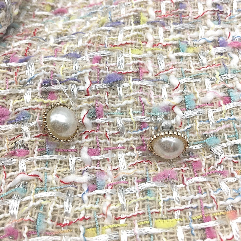 Chic Multicoloured Pastel Doggy Button Up Dress Up Dog Vest Tutu Size 2XS