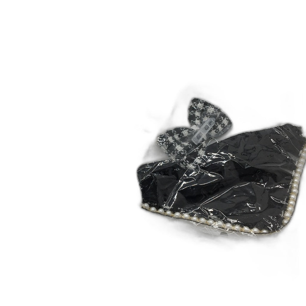 Milo & Mink 7 Pcs Black Fleece Doggy Sweater & Accessories Bundle Dog Size XS