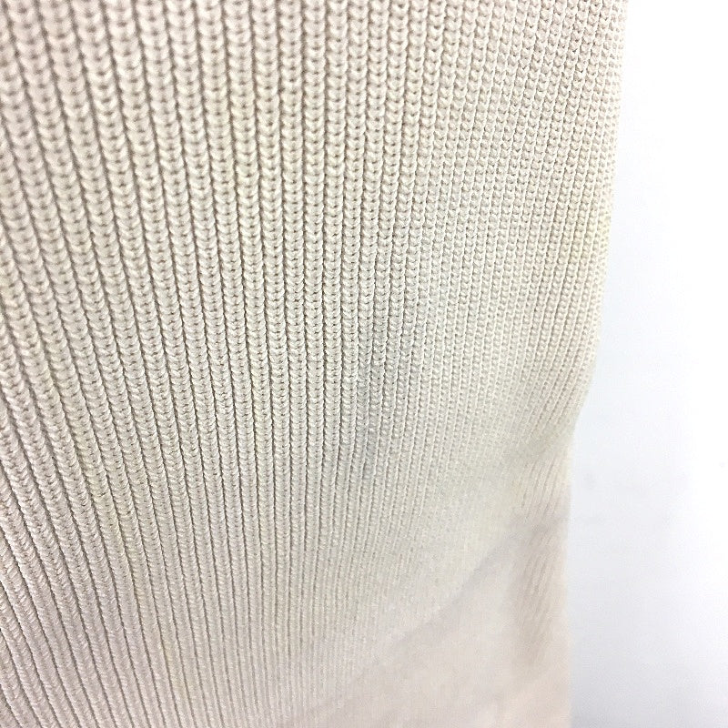 Dissh Beige Adalyn Asymmetrical Knitted Cut Out Sleeveless Midi Dress Women Sz S