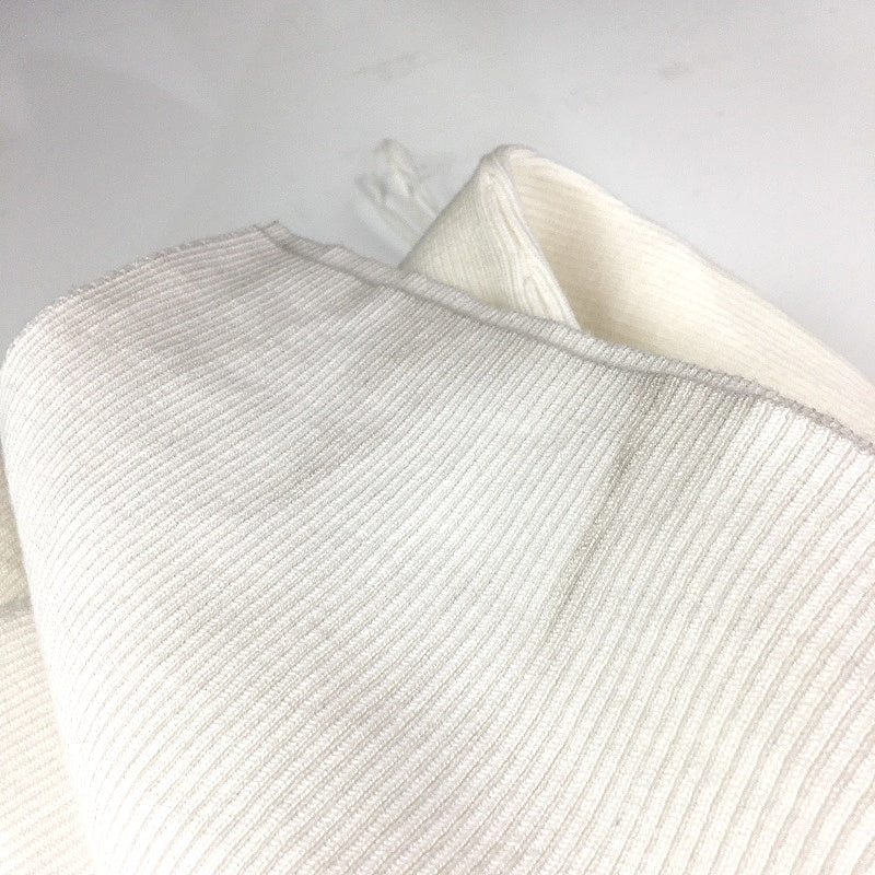 Glassons White Ribbed Sleeveless Cut Out Waist Knit Midi Dress Womens Size S NEW