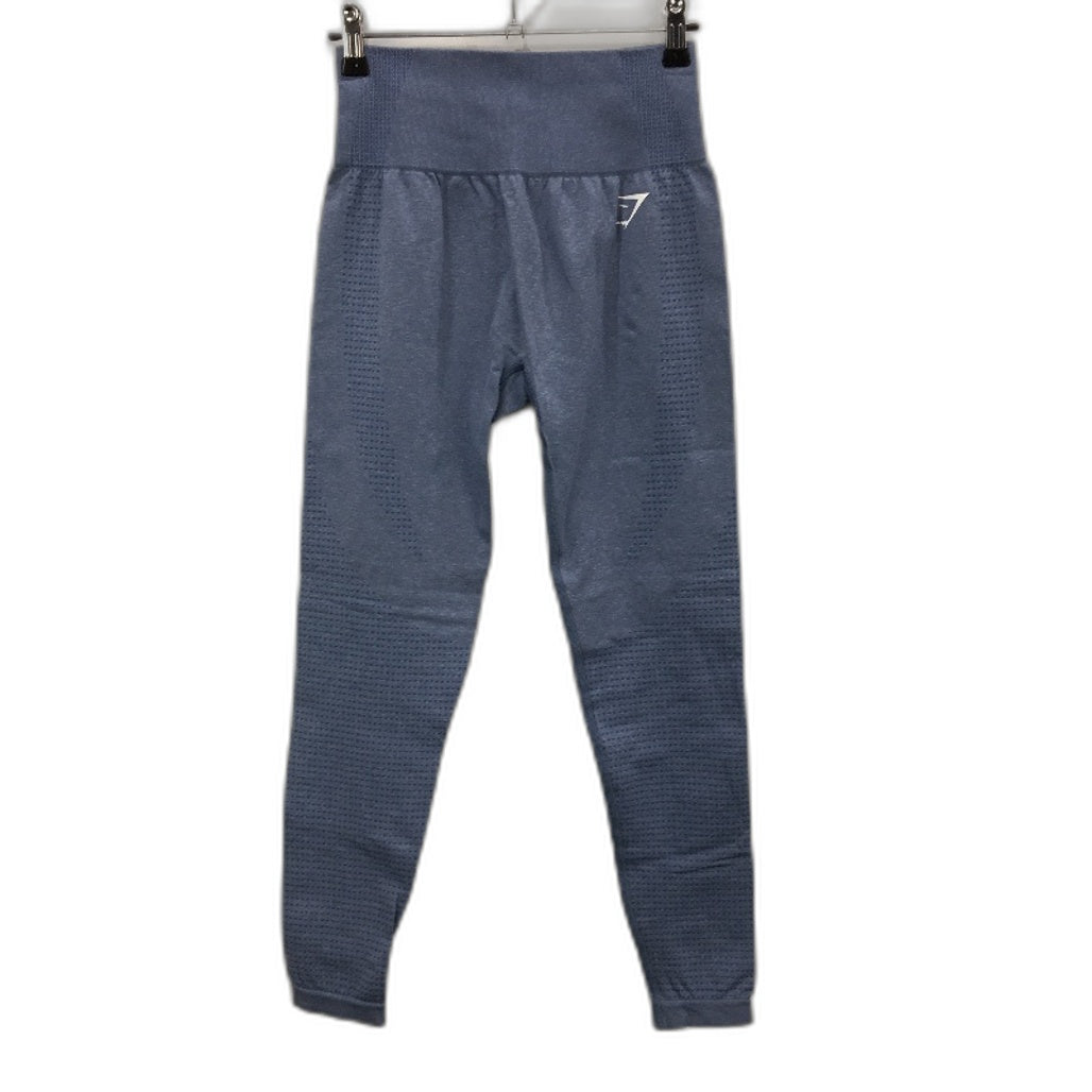 Gymshark Vital 2.0 Exercise Pilates Yoga Workout Gym Leggings Blue Womens Sz XS