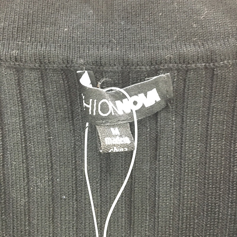 Fashion Nova Short Sleeve Stretchy Ribbed Zip-Up Warm Romper Playsuit Women Sz M