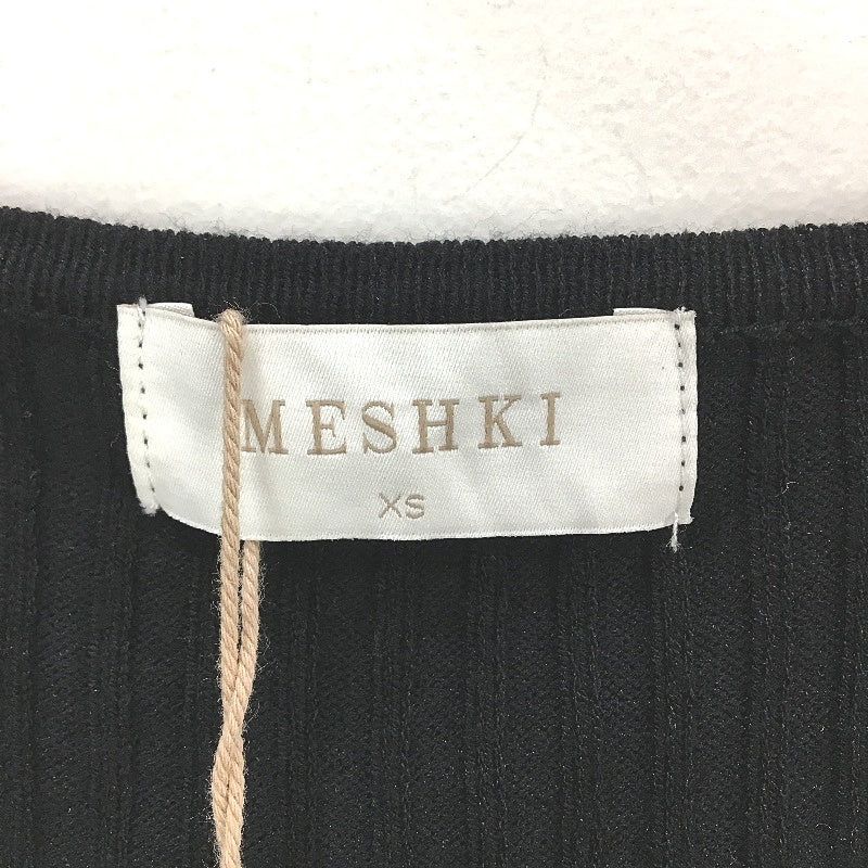 Meshki Gaia Cut Out Waist Long Sleeve Ribbed Stretchy Midi Dress Womens Size XS