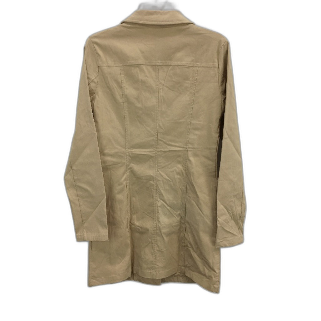 Glassons Long Sleeve Single Breasted Lightweight Coat Jacket Beige Womens Sz 10