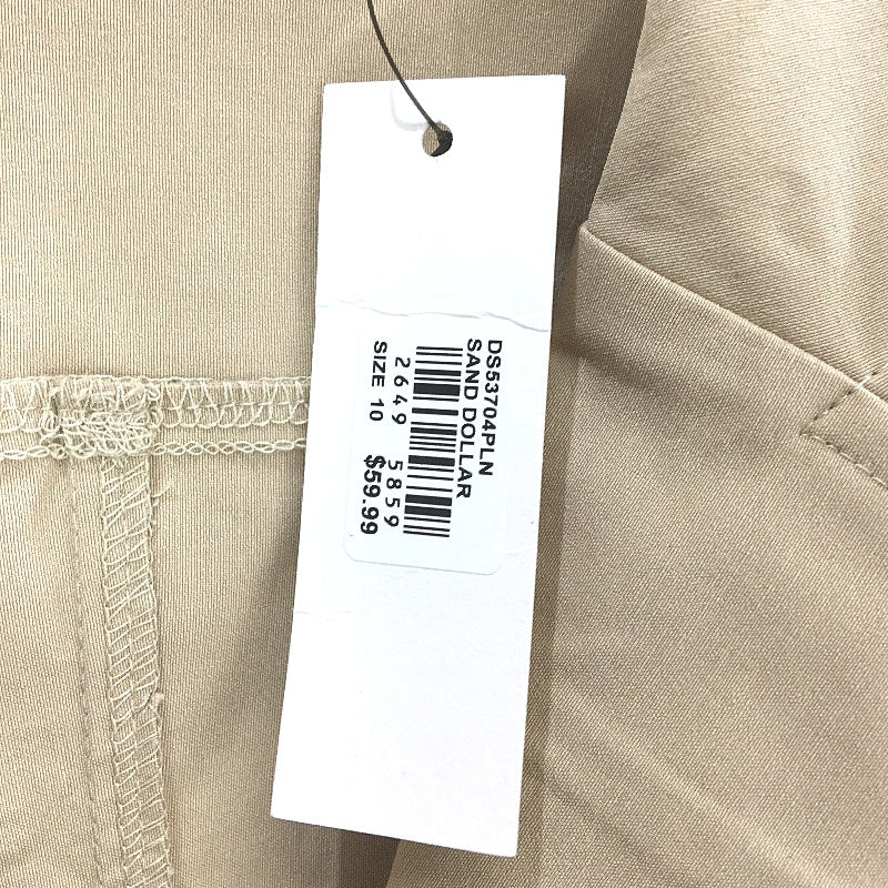 Glassons Long Sleeve Single Breasted Lightweight Coat Jacket Beige Womens Sz 10