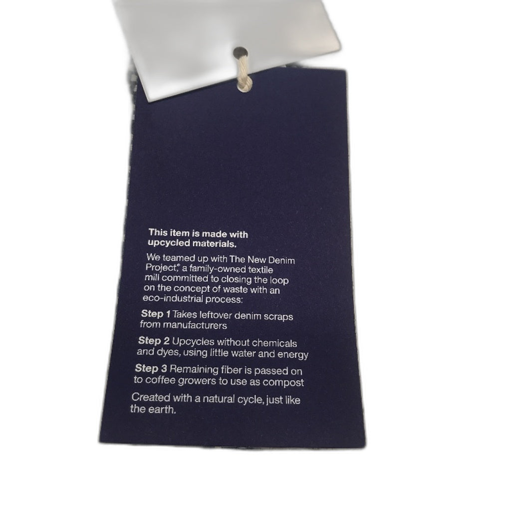 Crate and Barrel x The New Denim Project Recycled Dish Towels in Blue White NEW