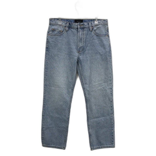 Rollas Ezy Straight Leg High Rise Light Blue Denim Jeans Mens Size 31W 32L NEW