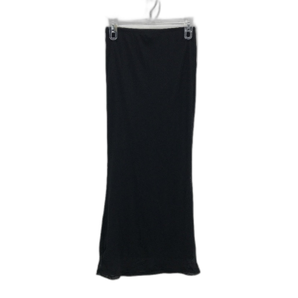 Neon Hart Marley Black Mesh Lined Midi Skirt Ladies Size Small NEW
