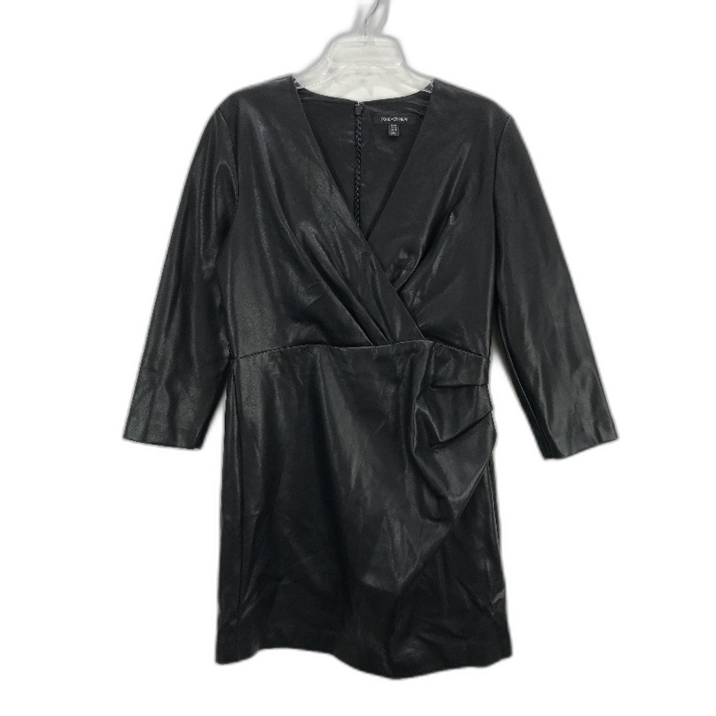 Forever New Tabitha PU Leather Bodycon Mini Dress Ladies Size AU 14 NEW