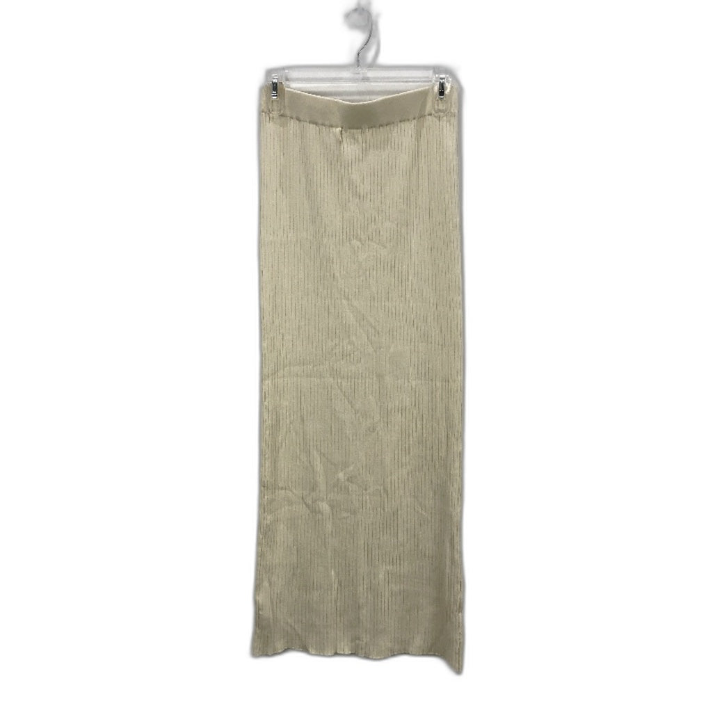 Subtitled Charlotte High Rise Knit Beige Midi Skirt Ladies Size Medium NEW