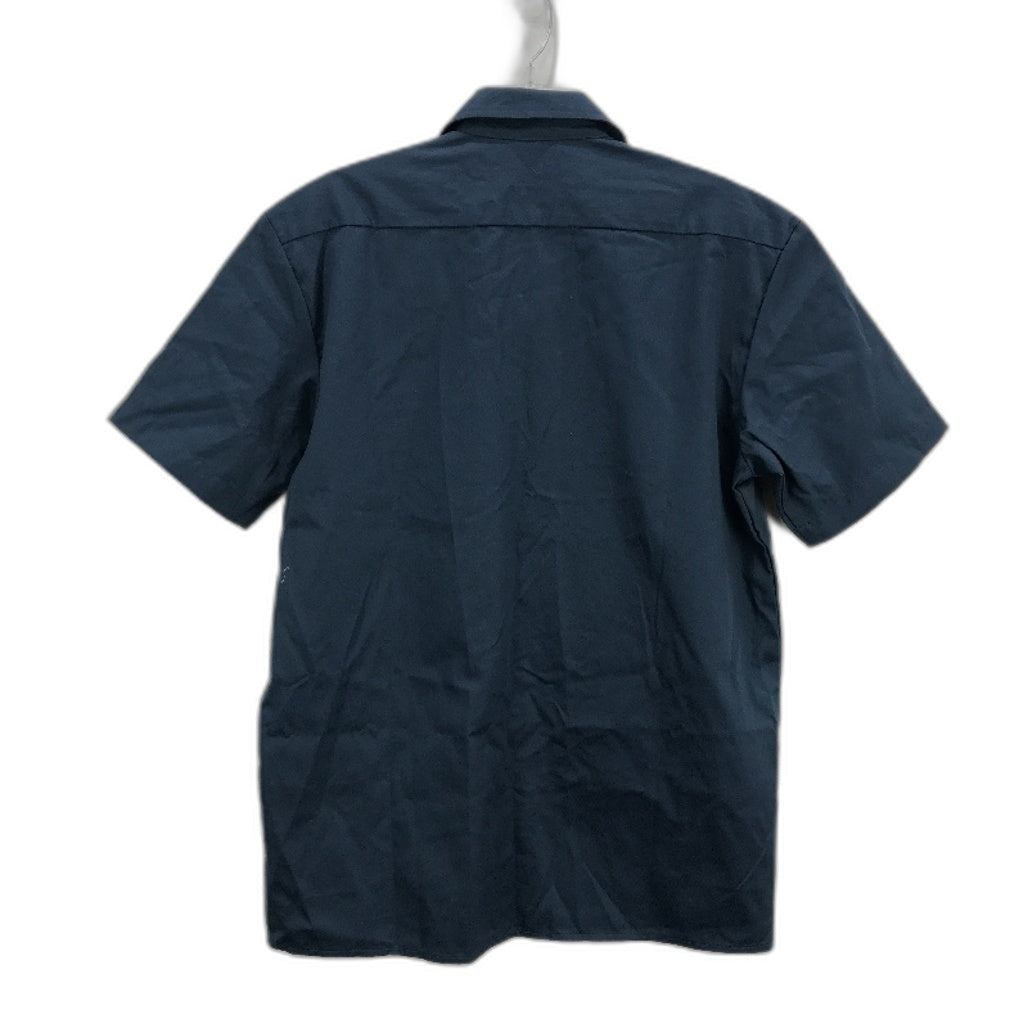 Dickies Pantone Cotton Blend Classic Style Button Up Blue Shirt Mens Size M NEW