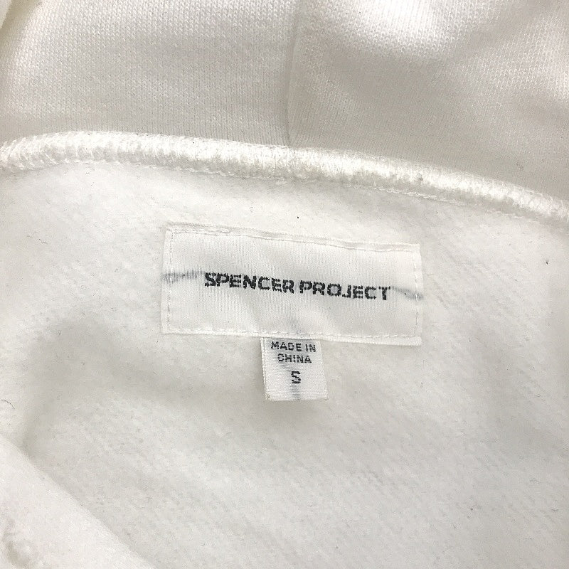 Spencer Project New York Pancake Print White Hooded Jumper Mens Size S NEW